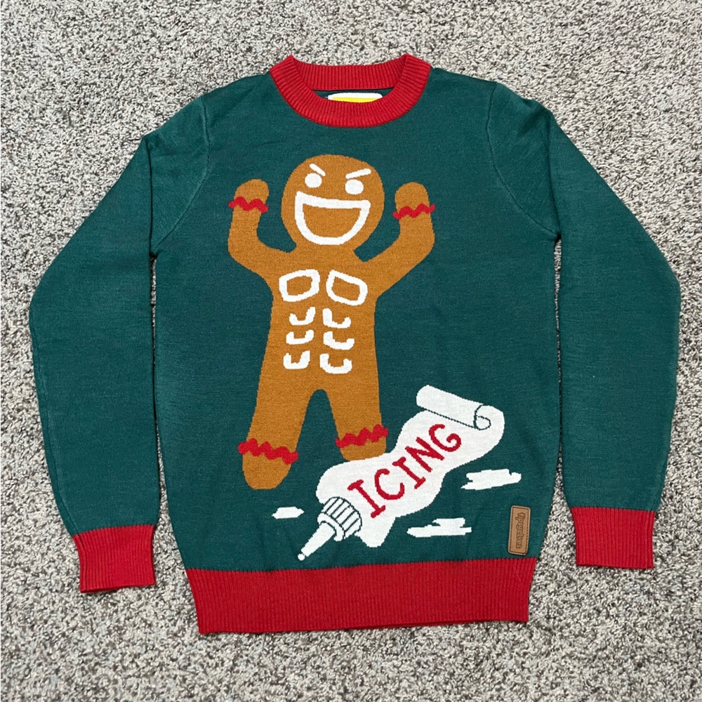 TipsyElves Gingerbread Ugly Christmas Sweater